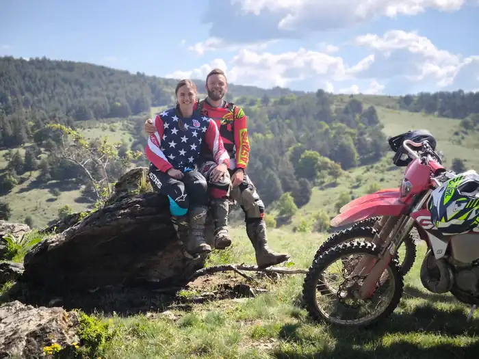 A technical mountain section on a Bansko trail