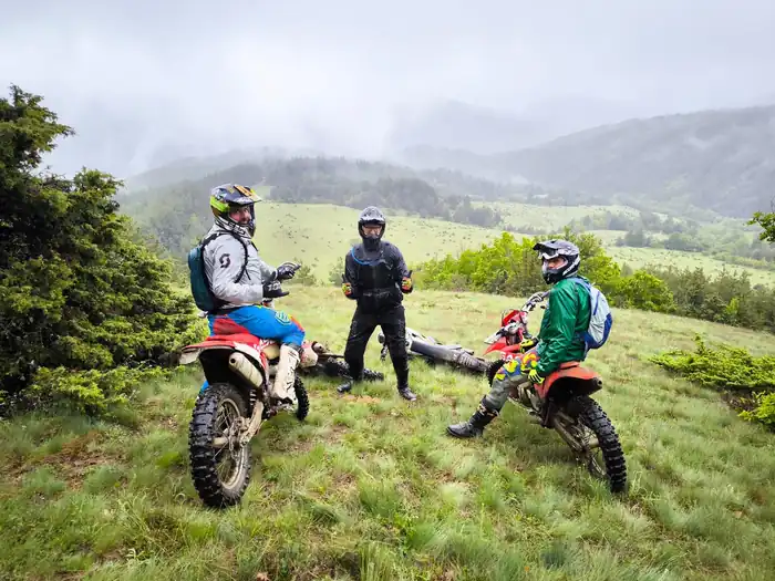 A scenic trail through green Bulgarian valleys