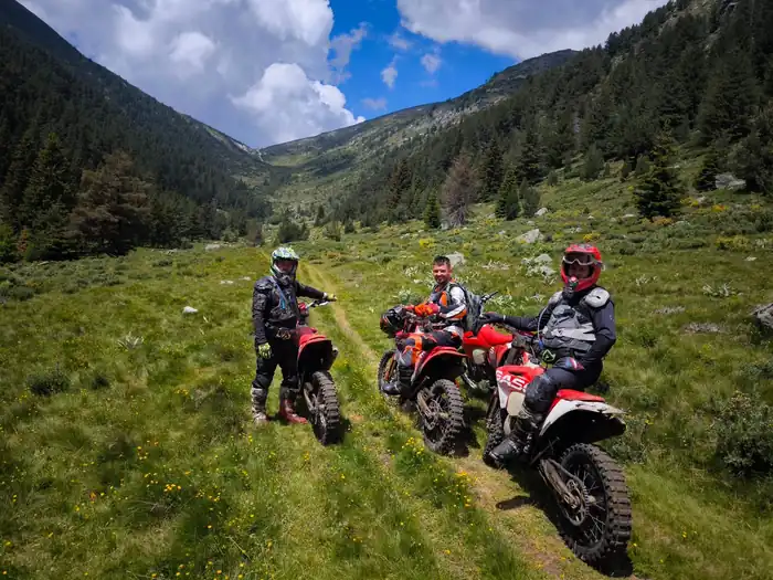 People enjoying an outdoor adventure