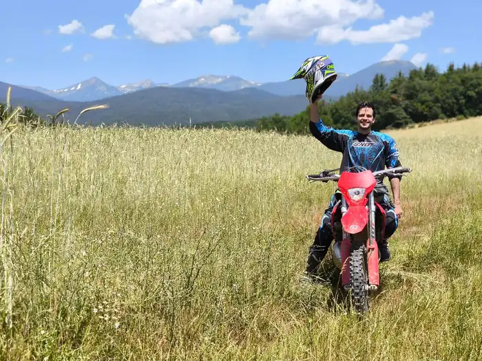 A scenic trail through green Bulgarian valleys
