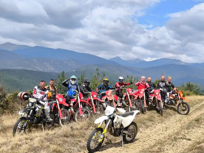 Mountain panorama from a Bansko viewpoint